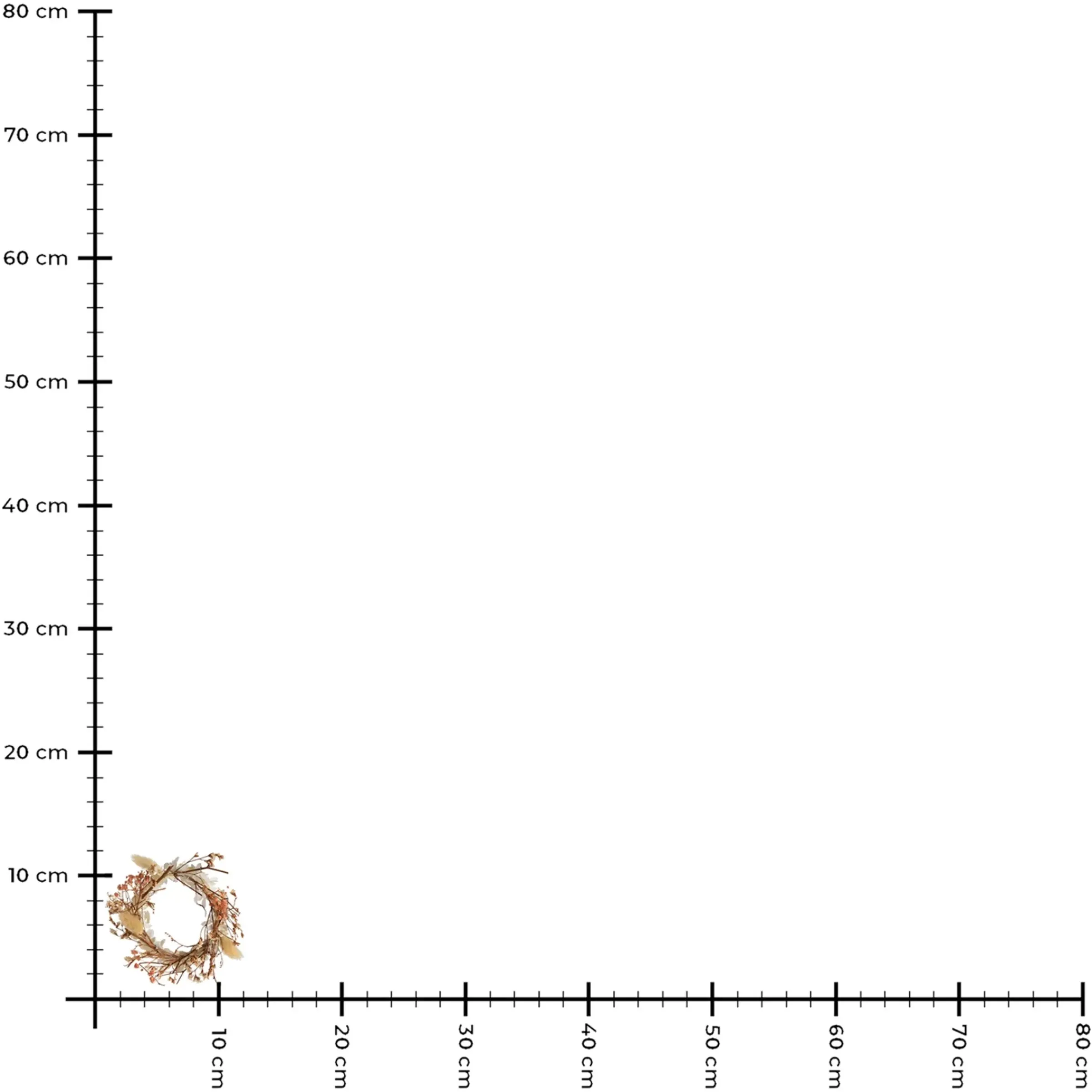 Depot Mini-Couronne De Fleurs Sechees Alma