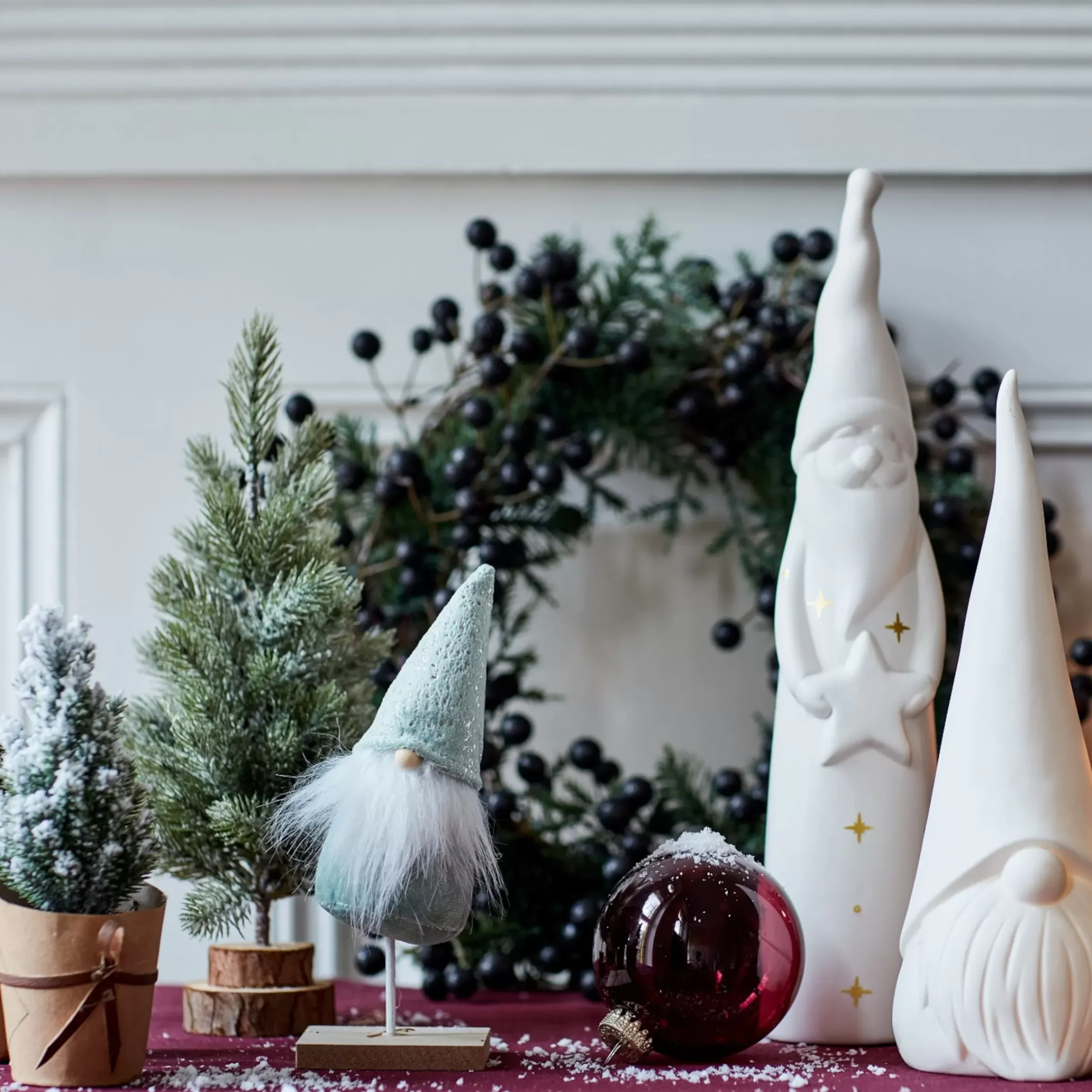 Depot Mini-Sapin Artificiel Frosty, Enneige