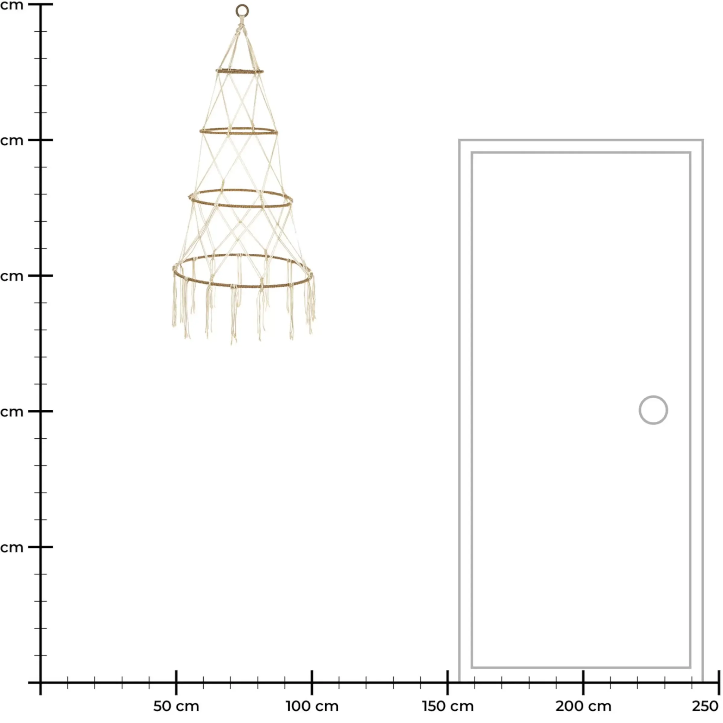 Depot Objet Décoratif A Suspendre Arbre En Macrame