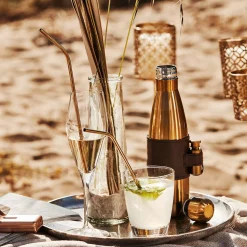 Depot Paille En Acier Inoxydable