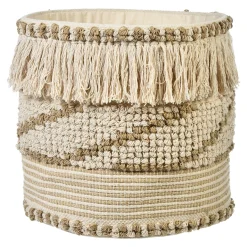 Depot Panier De Rangement Boho Fringes Store