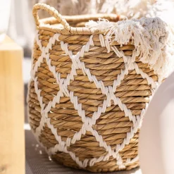 Depot Panier De Rangement Makramee Rope