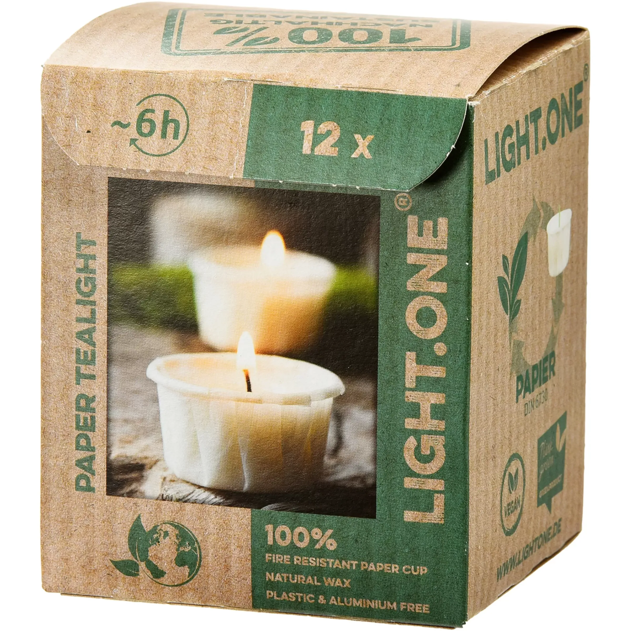 Depot Papier-Teelichter Light One