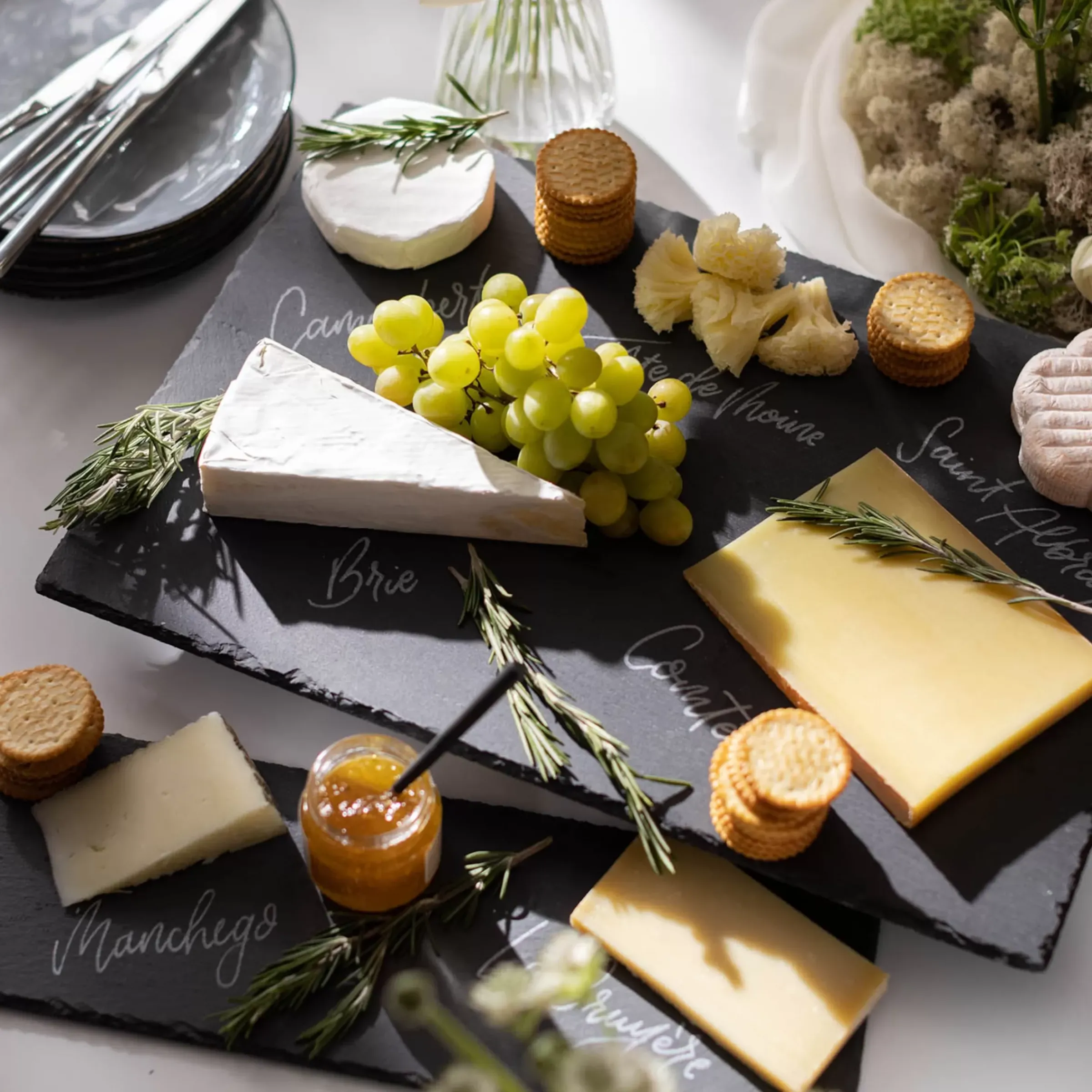 Depot Plat De Service En Ardoise Esme