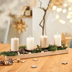 Depot Plateau Décoratif De Noël Golden Glam