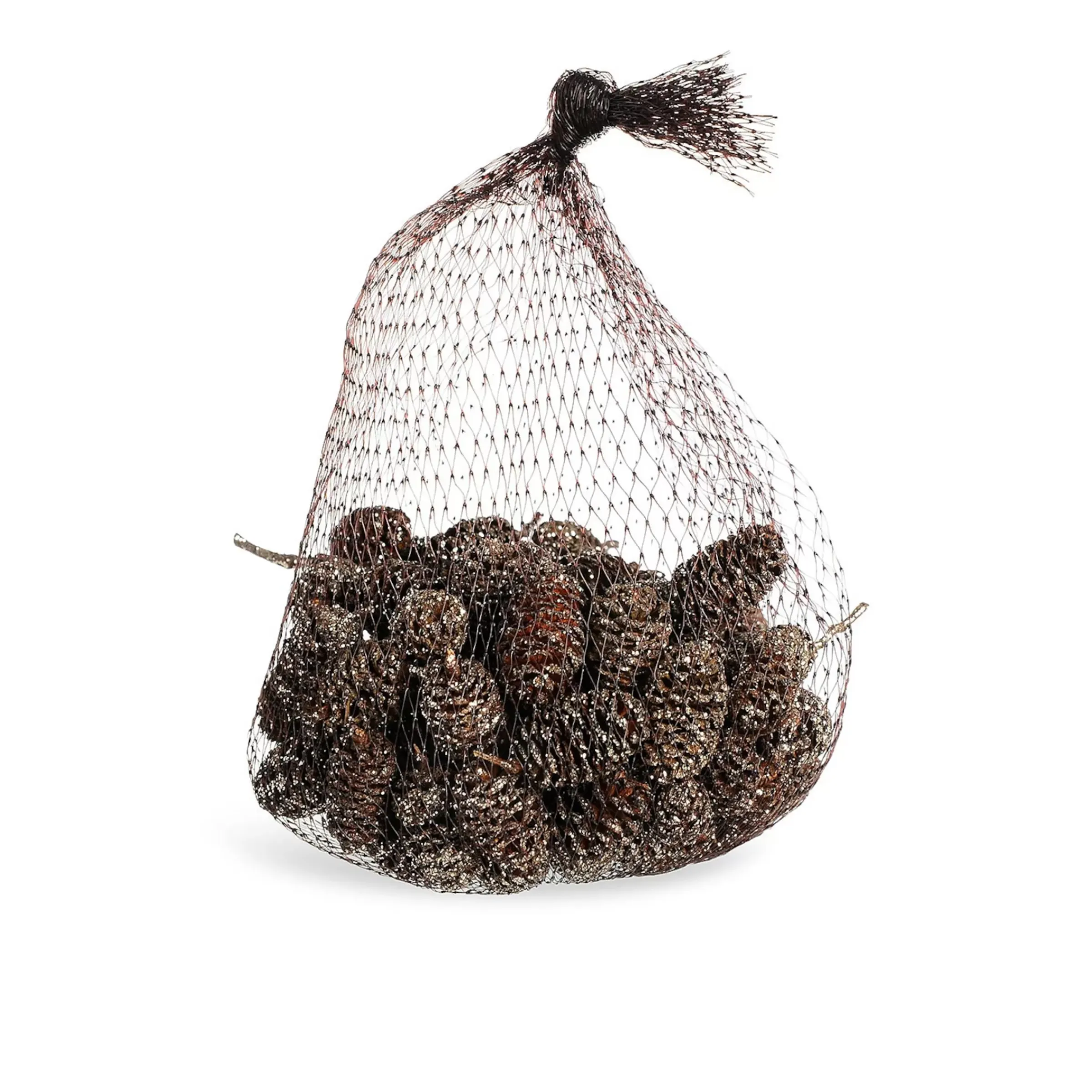 Depot Pomme De Pin Décorative Scintillante