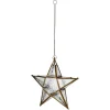 Depot Porte-Bougies Suspendu Etoile Antique