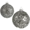 Depot Roundgranulat Kugel-Set Silber