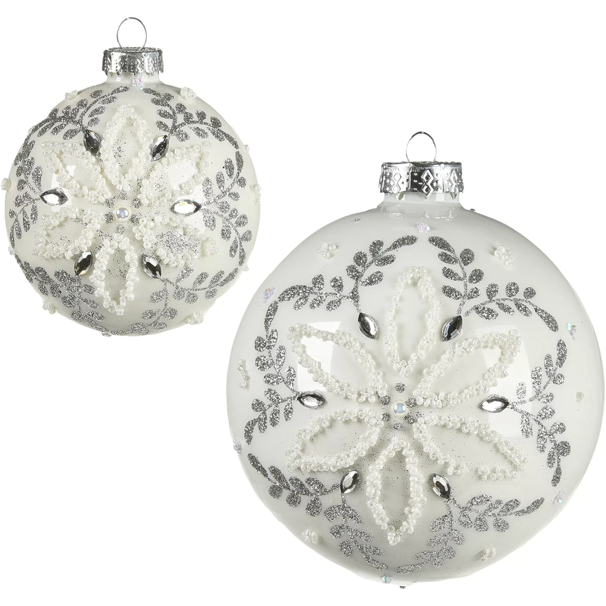 Depot Schneeblume Kugel-Set