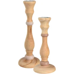 Depot Set De Bougeoirs Woody