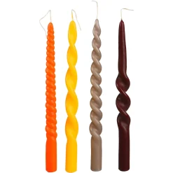 Depot Set De Bougies Torsadees