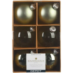 Depot Set De Boules De Noël En Verre