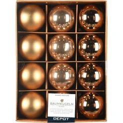 Depot Set De Boules De Noël En Verre