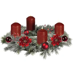 Depot Set De Couronne De L'Avent Décorative Classic Christmas