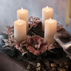 Depot Set De Décoration Couronne De L'Avent Christmas Frosty