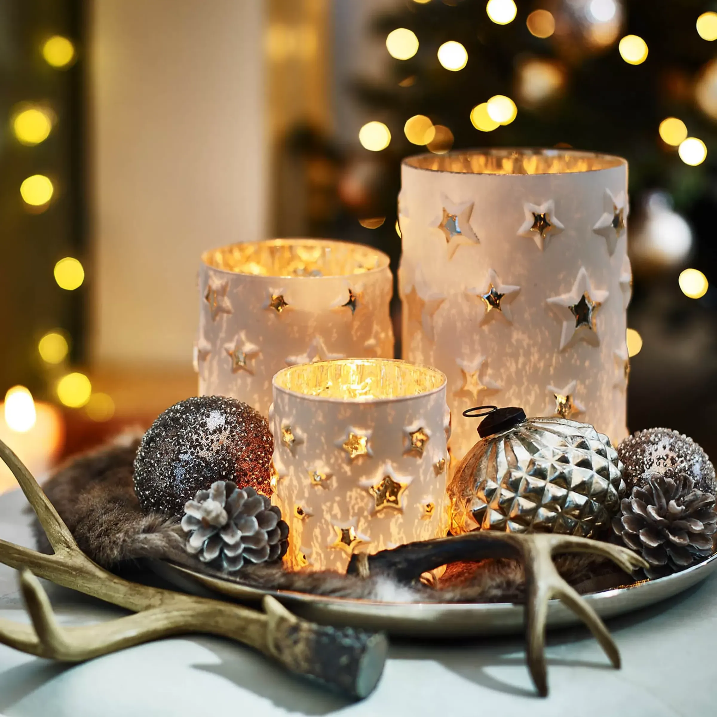 Depot Set De Décoration Couronne De L'Avent Classic