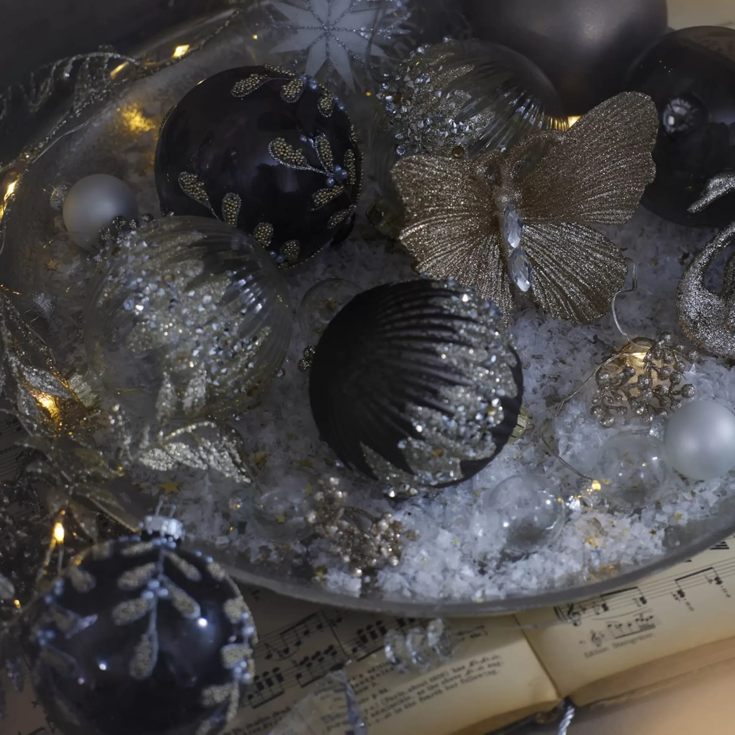 Depot Set De Décoration Porte-Bougies De Noël Golden Glam