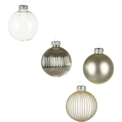 Depot Set De Décoration Porte-Bougies De Noël Golden Glam
