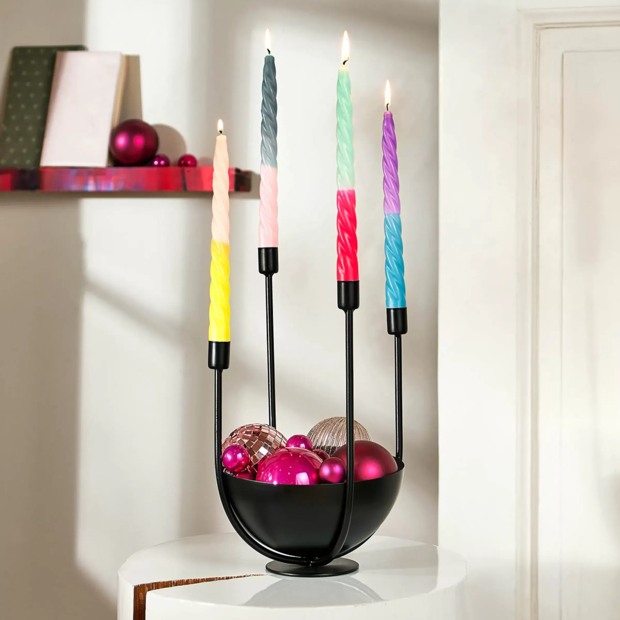 Depot Set De Décoration Porte-Bougies De Noël Rainure