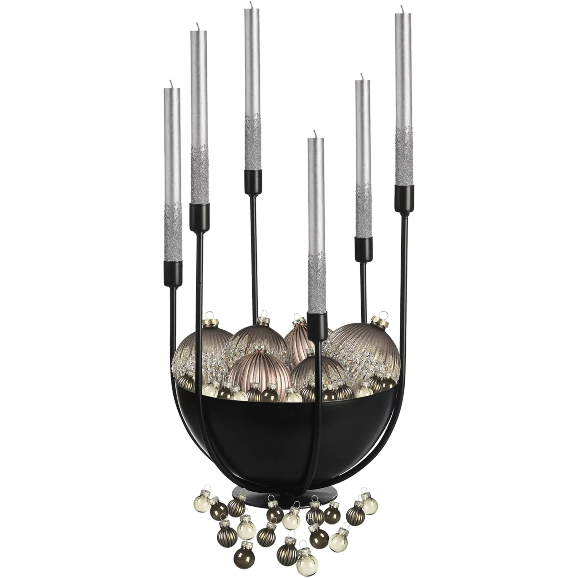 Depot Set De Décoration Porte-Bougies De Noël Glam