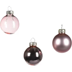 Depot Set De Mini-Boules De Noël En Verre