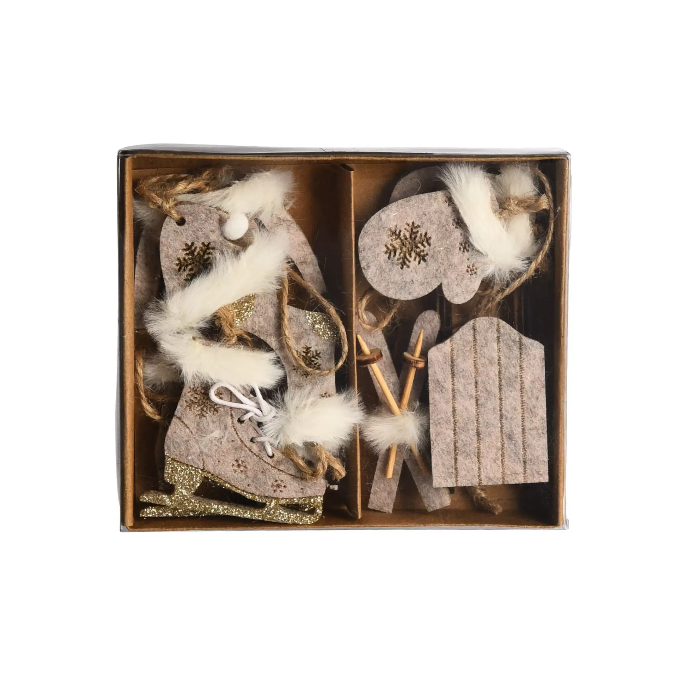 Depot Set De Pendentifs Décoratifs Personnages En Feutre