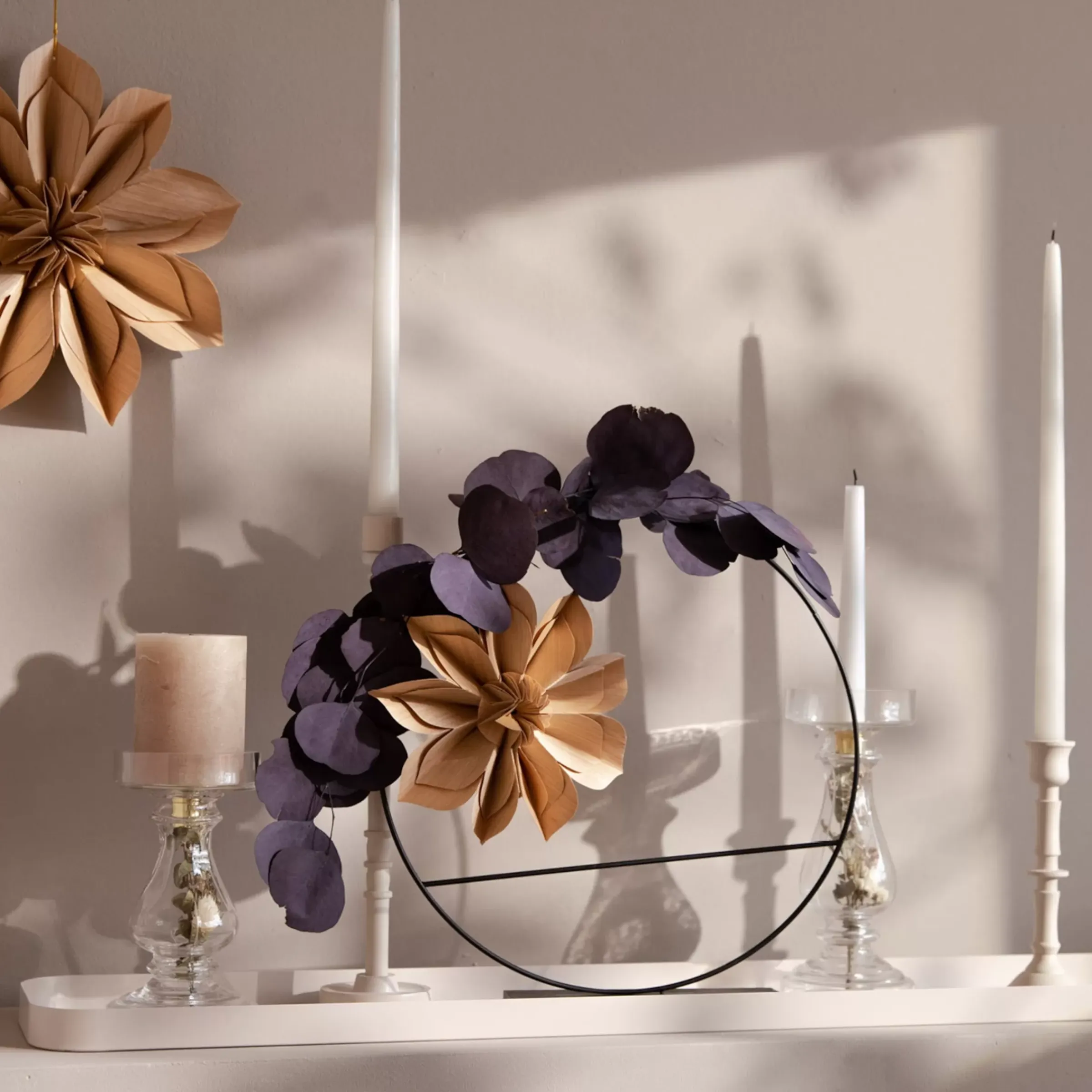 Depot Set De Porte-Bougies A Tige Dryflower