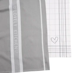 Depot Set De Torchons Kitchen Love Flash Sale