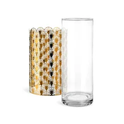 Depot Set De Verres A Bougie Chauffe-Plat Artdeco