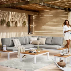 Depot Table Lounge D'Exterieur Rica, Reglable New