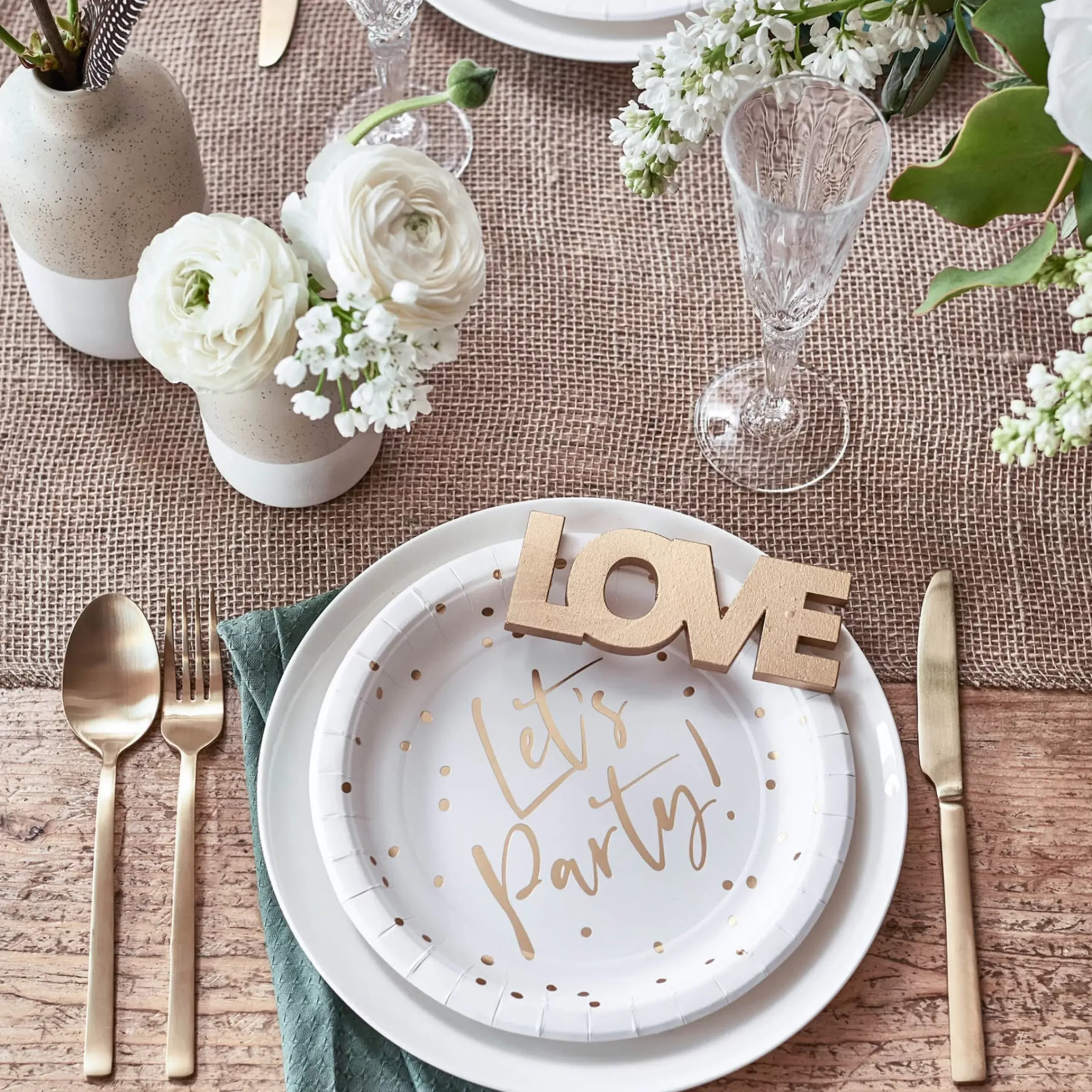 Depot Tissu De Décoration En Jute